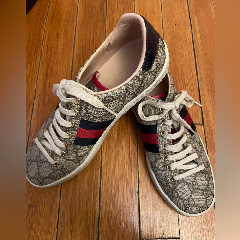 Authentic Gucci GG sneakers